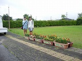 お花をもって行きましたの画像
