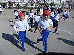 業間マラソンスタートの画像