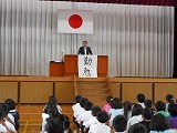 全校朝会の画像