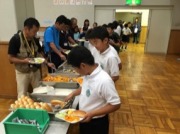 林間学習2日目スタートの画像