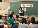 外国語活動の授業の画像