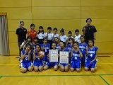女子バスケットボール部祝 準優勝!の画像