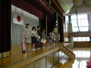 全校朝会の画像