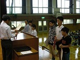 全校朝会・部活動大会がんばろう集会の画像