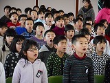 卒業式の練習スタートの画像