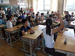 道徳授業参観の画像