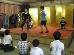 御殿万歳部と茶道部の活動の画像