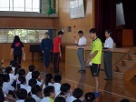 火災避難訓練の画像