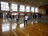 卒業式の練習の画像