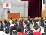 全校朝会の画像