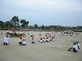 運動会予行演習の画像