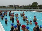 水泳指導開始の画像