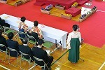 卒業証書授与式の画像