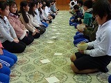 3年生お茶の作法の画像