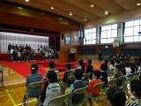 卒業記念品授与贈呈式・修了証授与式の画像