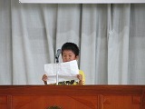 1学期終業式の画像