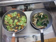 6年生初調理実習~野菜を使った朝食のおかず~の画像
