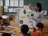 栄養士による給食指導の画像