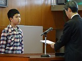 卒業記念品授与贈呈式・修了証授与式の画像