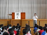全校朝会①の画像