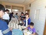 1年親子給食会の画像