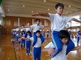 運動会の練習高学年の画像