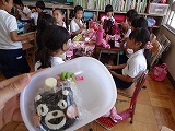 3年生お昼はかわいいお弁当!の画像