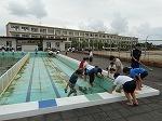 プール清掃の画像