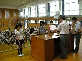 全校朝会(6/1)の画像