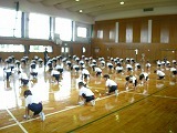 運動会の練習スタートの画像