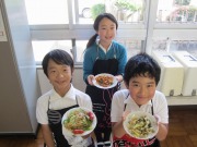 6年生初調理実習~野菜を使った朝食のおかず~の画像
