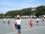 サッカー部練習試合の画像
