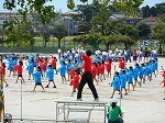 運動会予行演習の画像