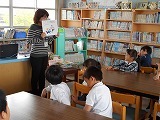 図書室でのオリエンテーションの画像