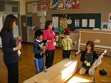 学芸会の練習の画像