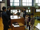 11月の全校朝会の画像