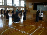 剣道部練習の画像