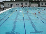 水泳部の練習の画像