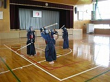 剣道部練習の画像