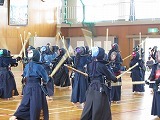 西野町剣修会合同錬成会、団体戦の画像