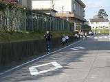 マラソンコースの試走の画像