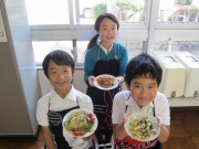 ６年生初調理実習～野菜を使った朝食のおかず～の画像