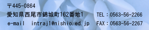 e-mail  intraj1@nishio.ed.jp