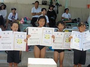 水泳部・７／２５小学校体育大会の画像