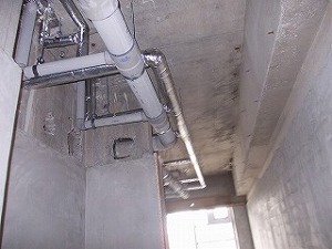 １棟東トイレ・昇降口工事の画像
