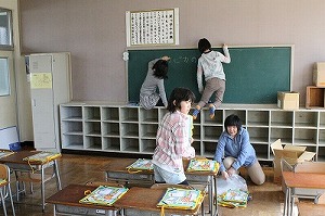 入学式準備の画像