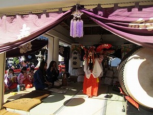 米津神社秋祭りの画像