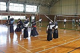 バレー部・剣道部校内練習の画像
